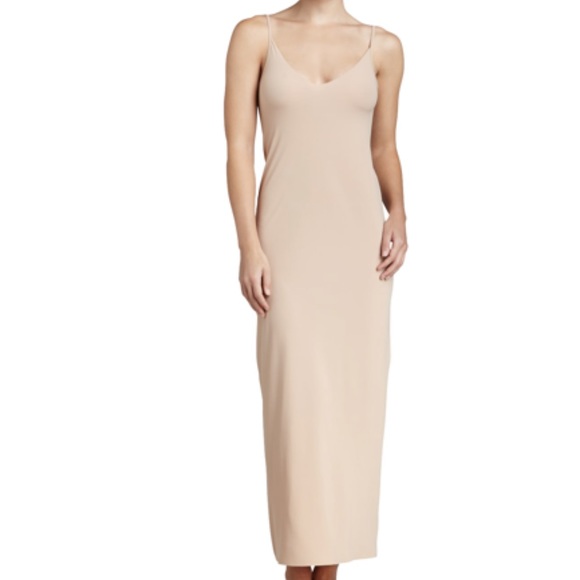 NWT Commando Long Beige Slip Dress - Picture 3 of 4